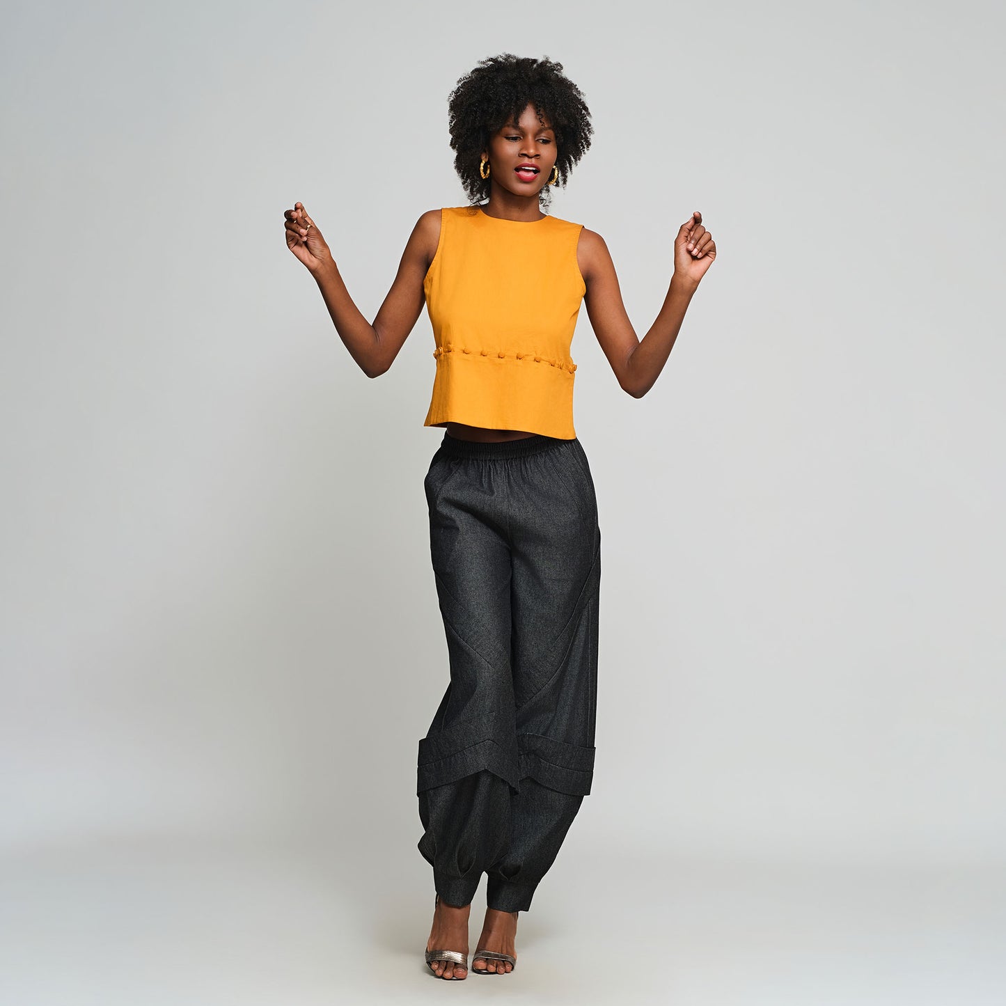 Mia Convertible Dress - Yellow