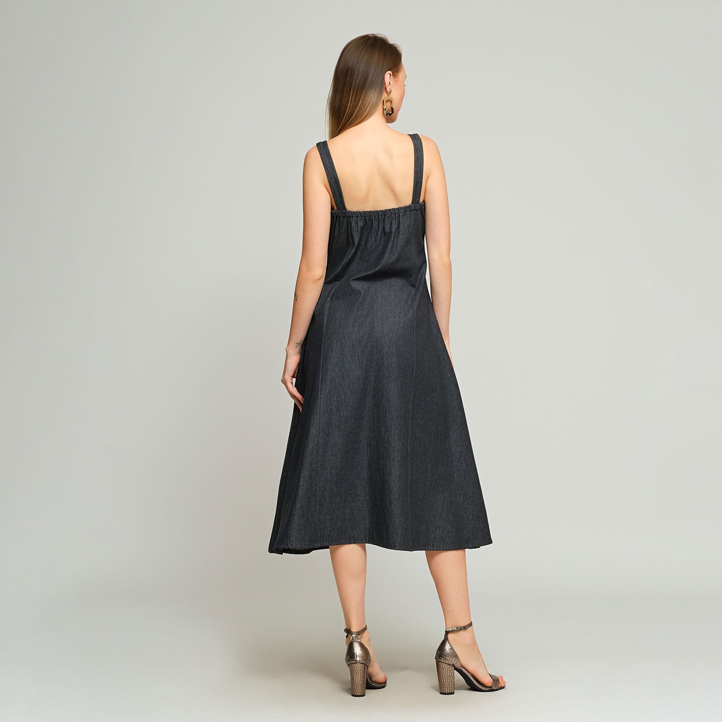 Irisa Midi Dress - Denim