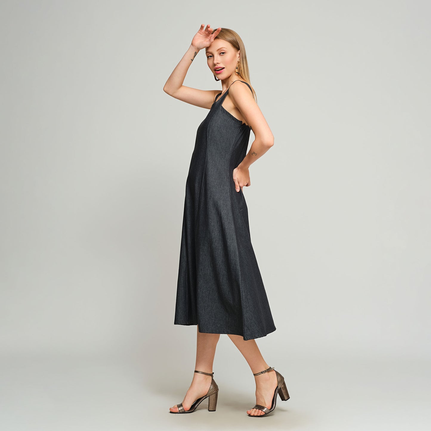 Irisa Midi Dress - Denim