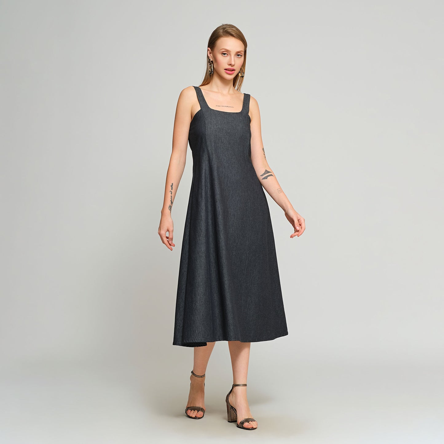 Irisa Midi Dress - Denim