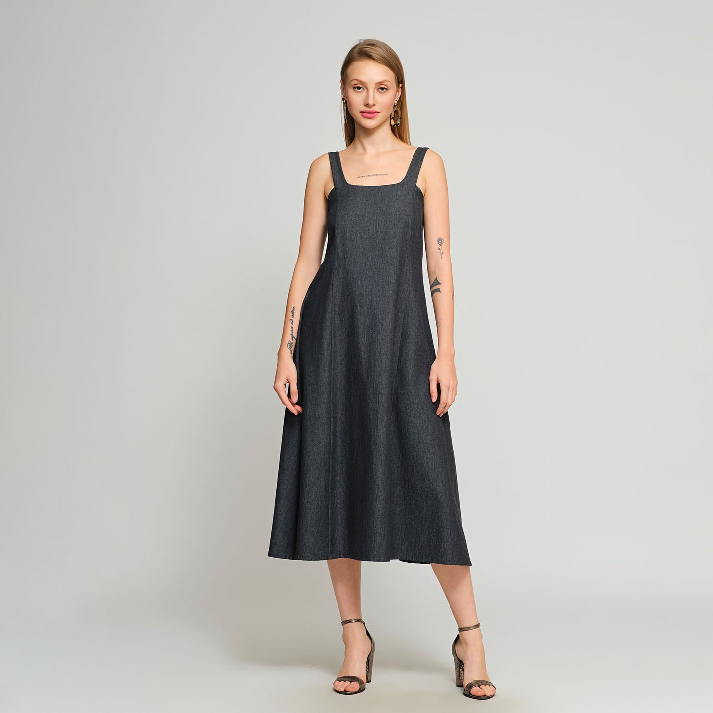 Irisa Midi Dress - Denim