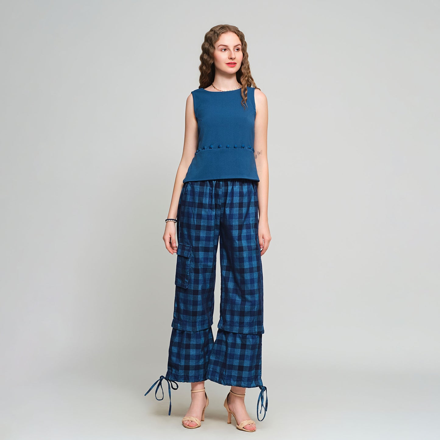 Mia Convertible Dress - Blue