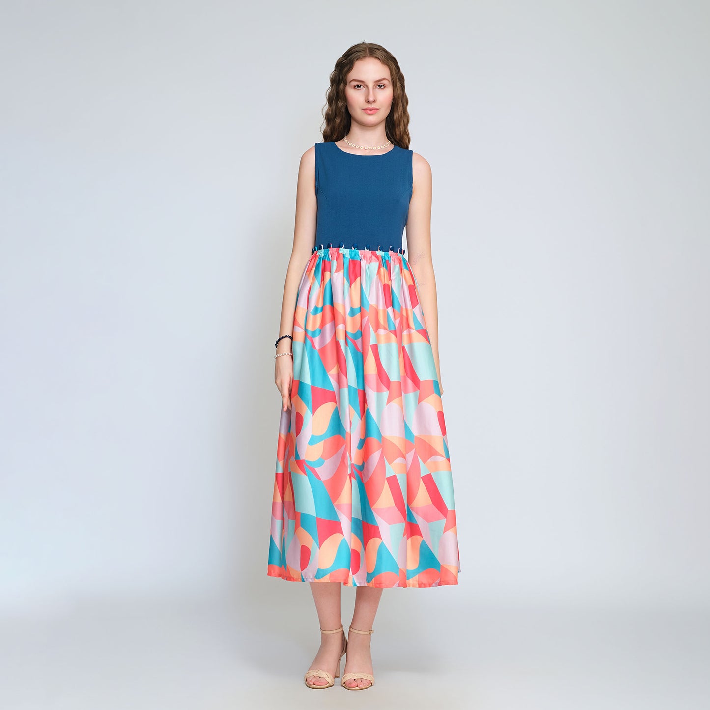 Mia Convertible Dress - Blue