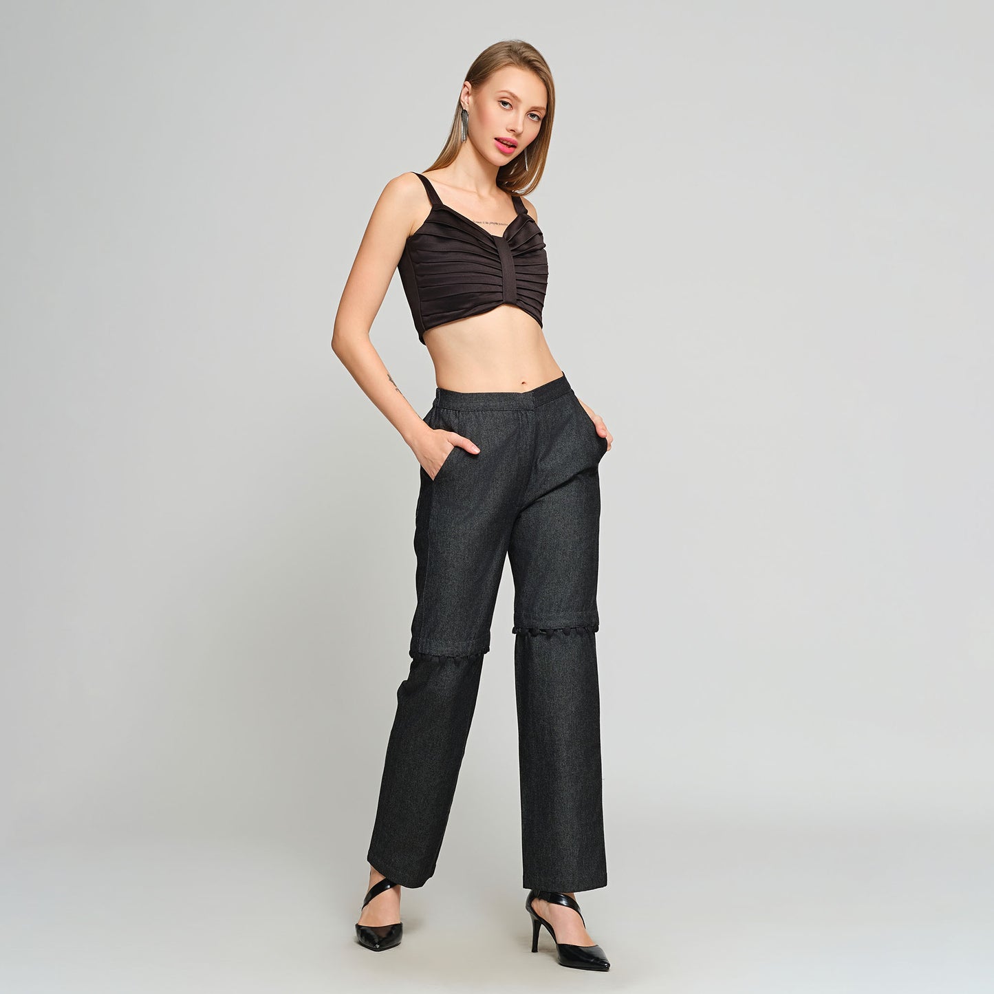 Tancy Convertible Pants - Denim