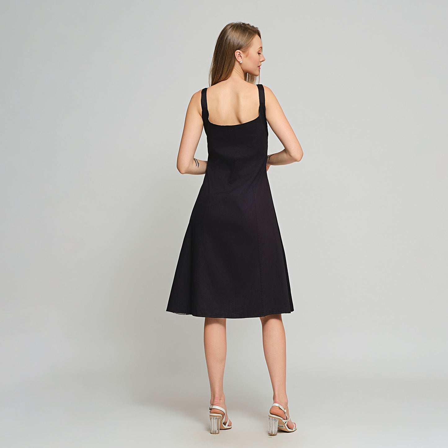Nova Convertible & Reversible Dress - Black