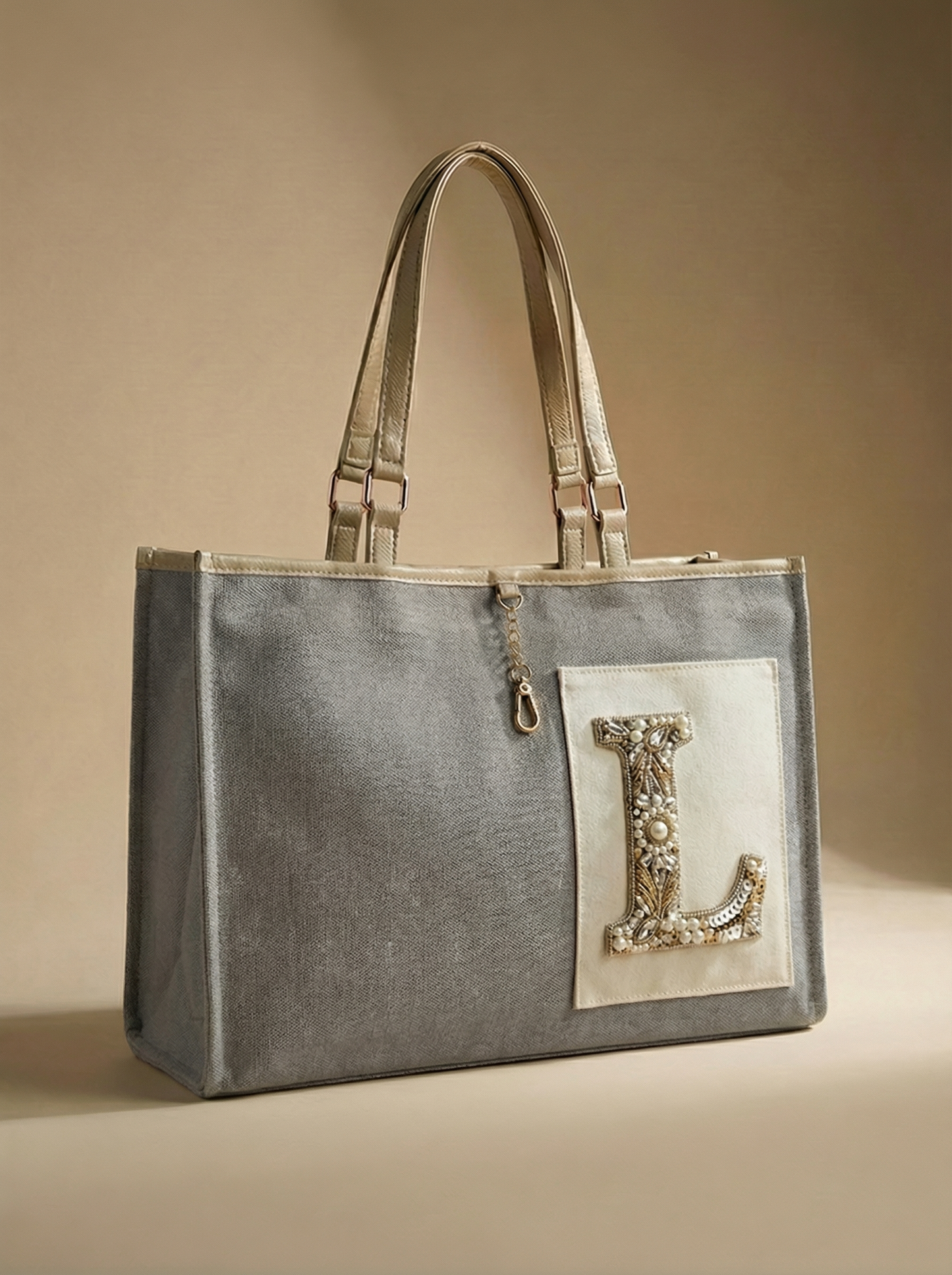 Grey Switch Tote - Reversible & Convertible Tote Bag
