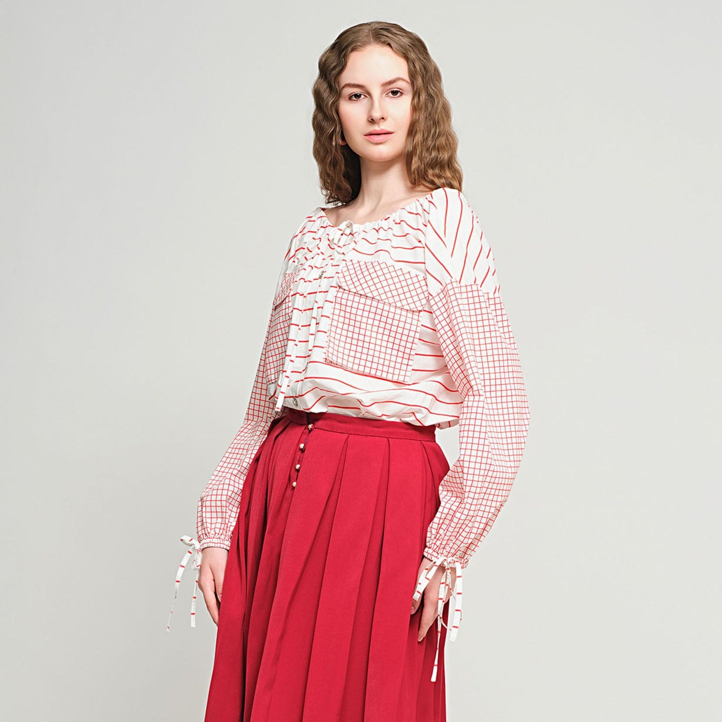 Alida Convertible Top - Stripes