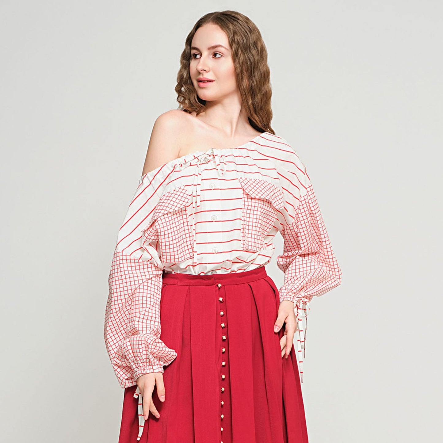 Alida Convertible Top - Stripes