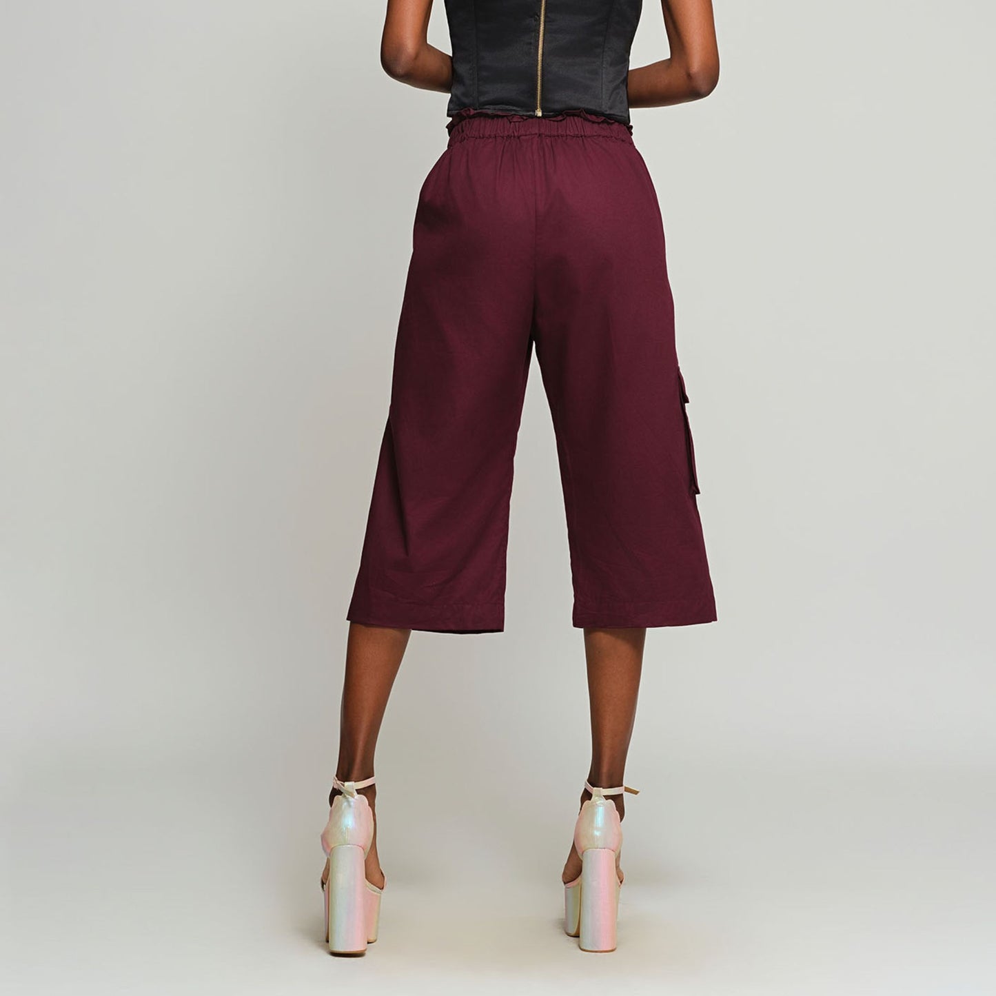 Andy Convertible Pants - Wine