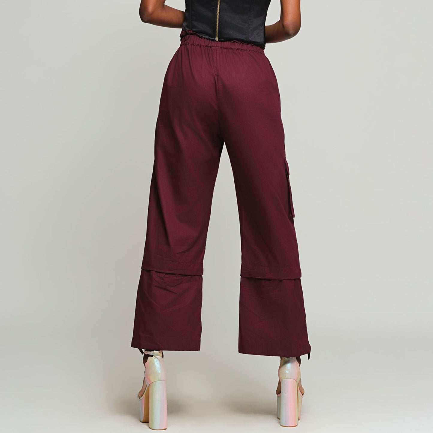 Andy Convertible Pants - Wine