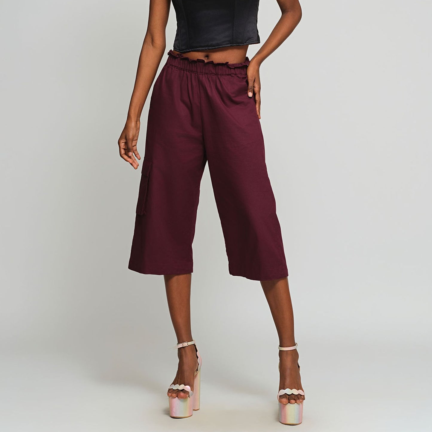 Andy Convertible Pants - Wine