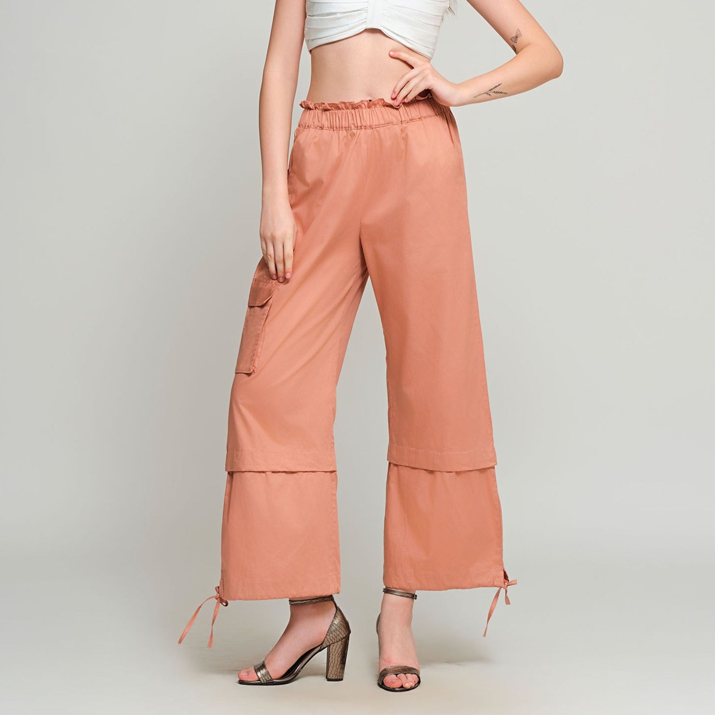 Andy Convertible Pants - Champagne