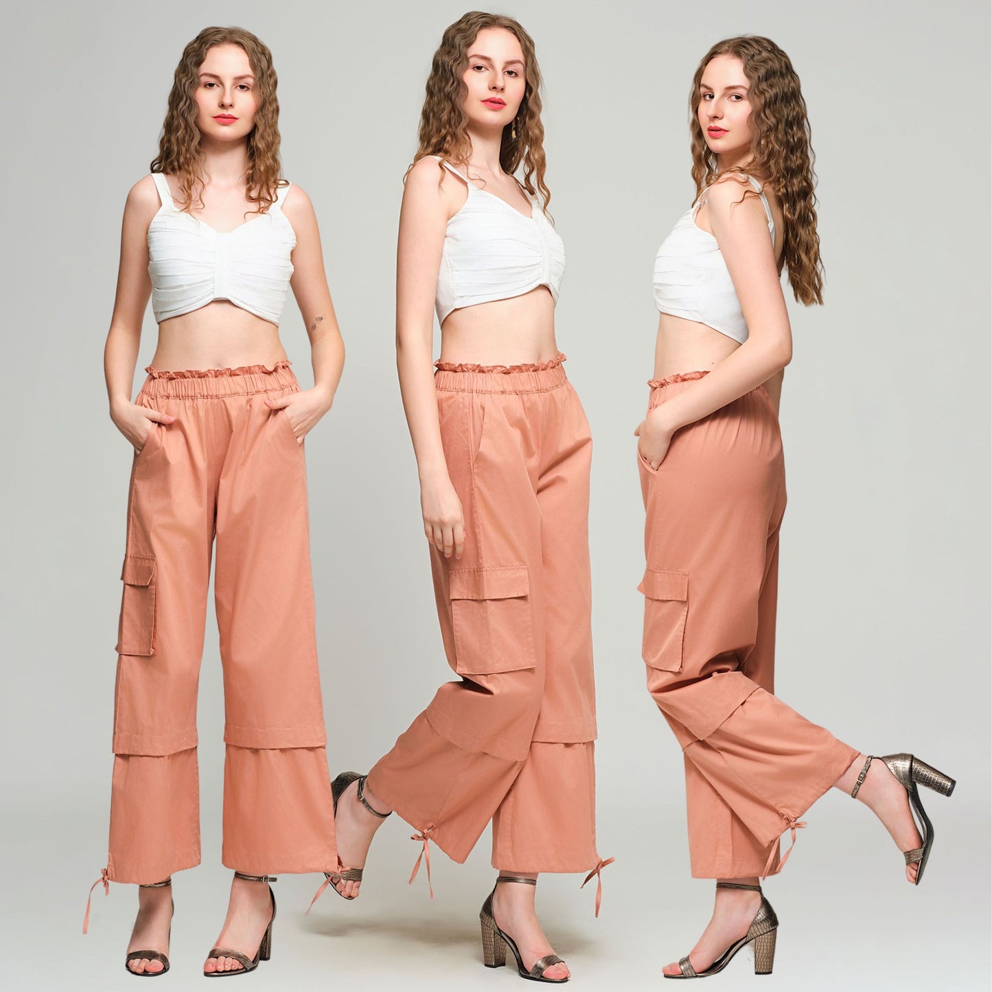 Andy Convertible Pants - Champagne