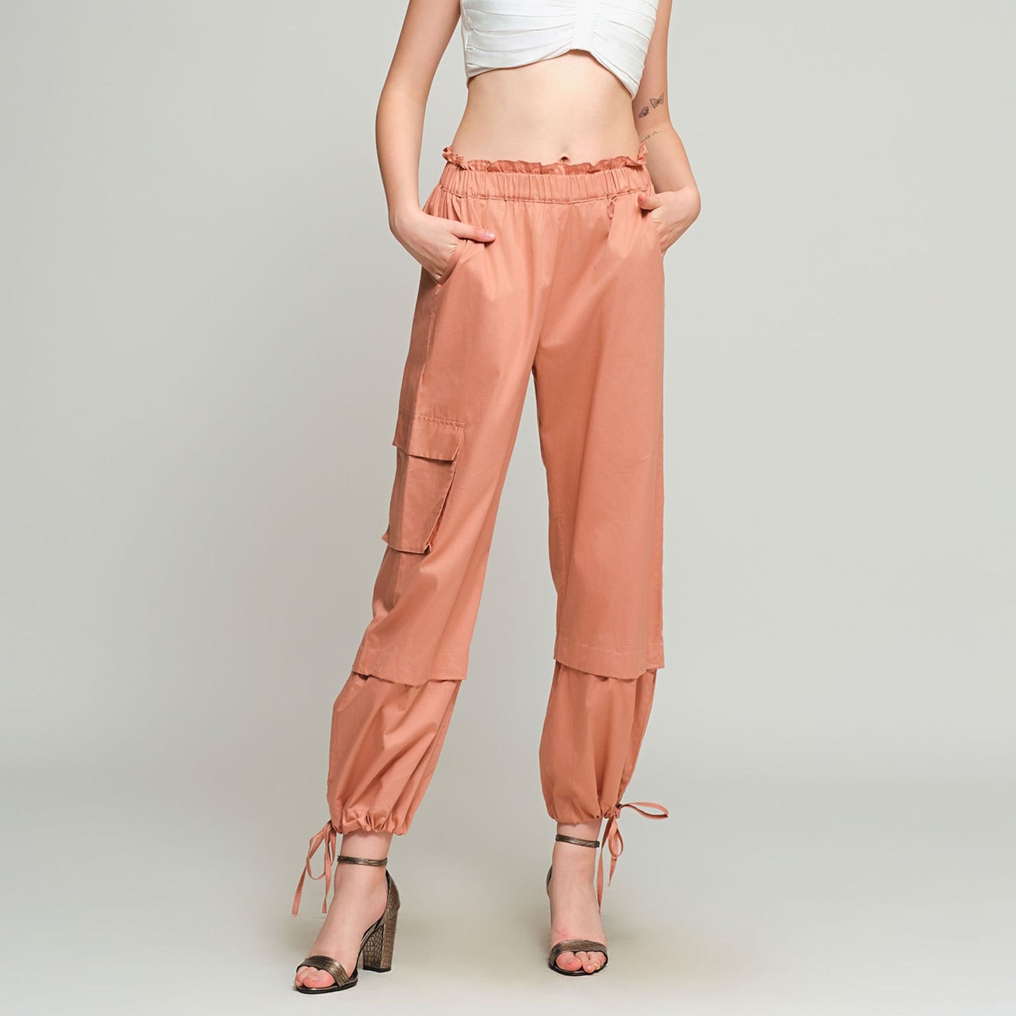 Andy Convertible Pants - Champagne