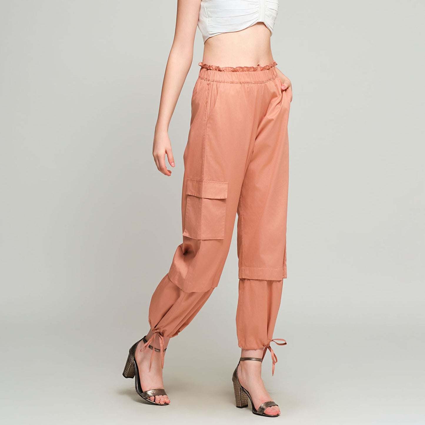 Andy Convertible Pants - Champagne