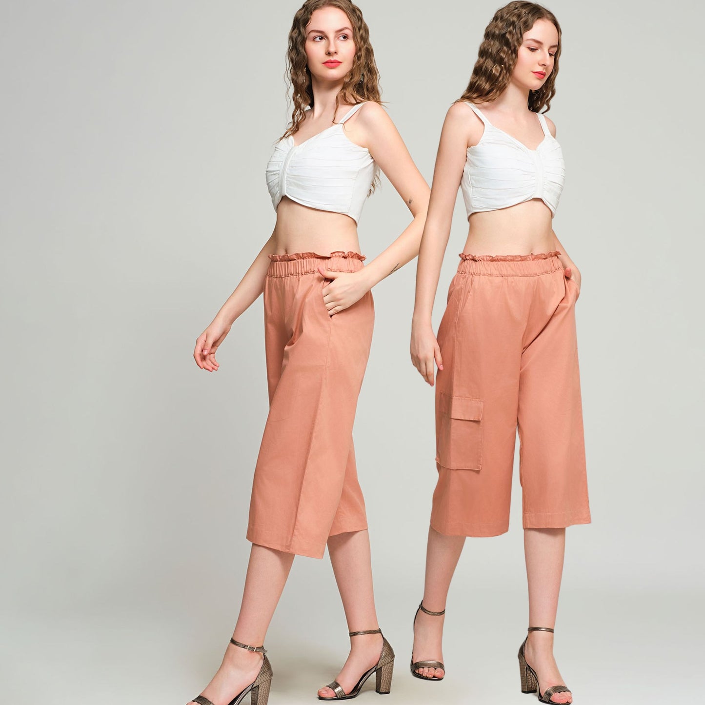 Andy Convertible Pants - Champagne