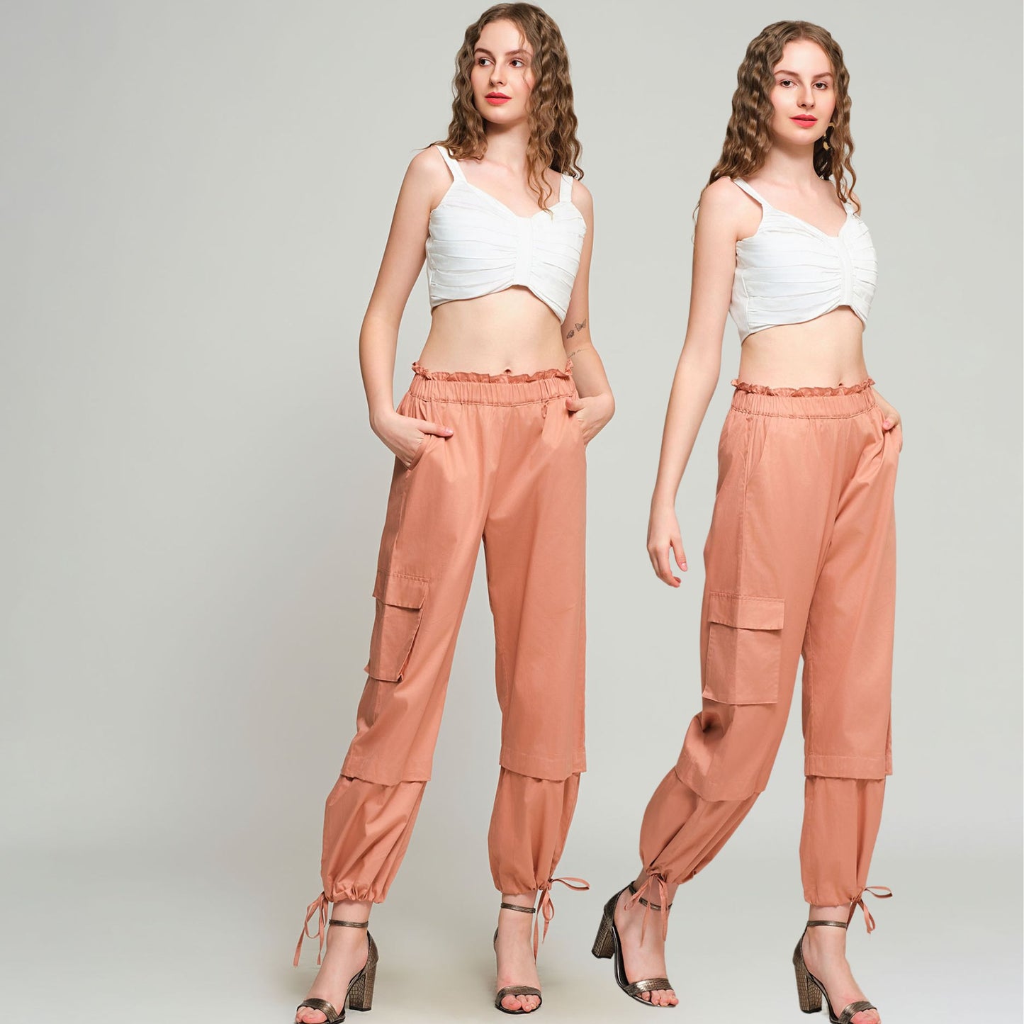 Andy Convertible Pants - Champagne