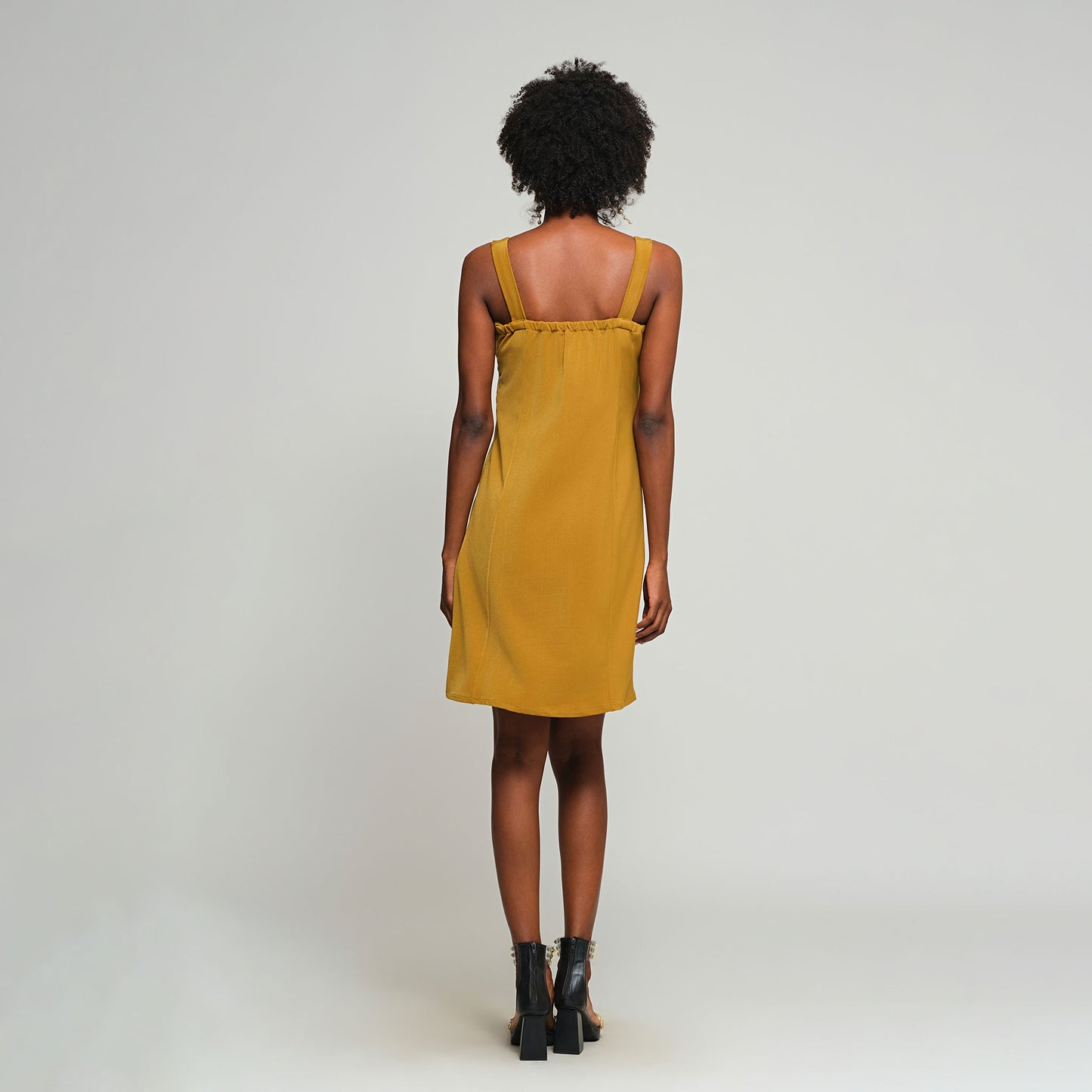 Eva Short Dress - Olive