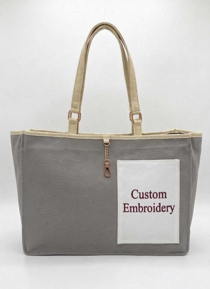 Grey Switch Tote - Reversible & Convertible Tote Bag