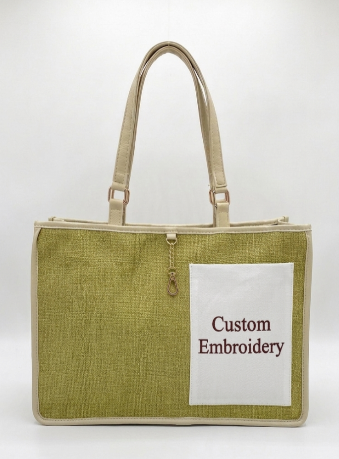 Olive Green Switch Tote - Reversible & Convertible Tote Bag
