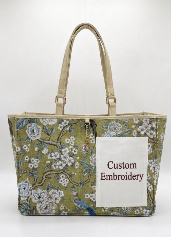 Floral Switch Tote - Reversible & Convertible Tote Bag