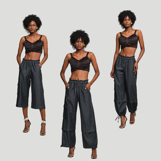 Andy Convertible Pants - Denim